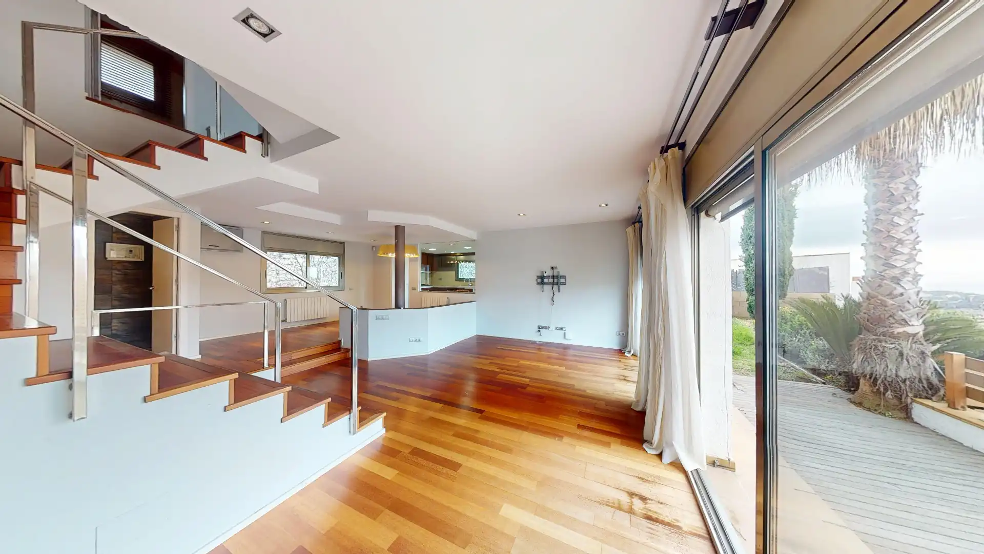 Sala de estar de Casa o chalet en venta en Sant Andreu de Llavaneres con Aire acondicionado, Calefacción y Jardín privado