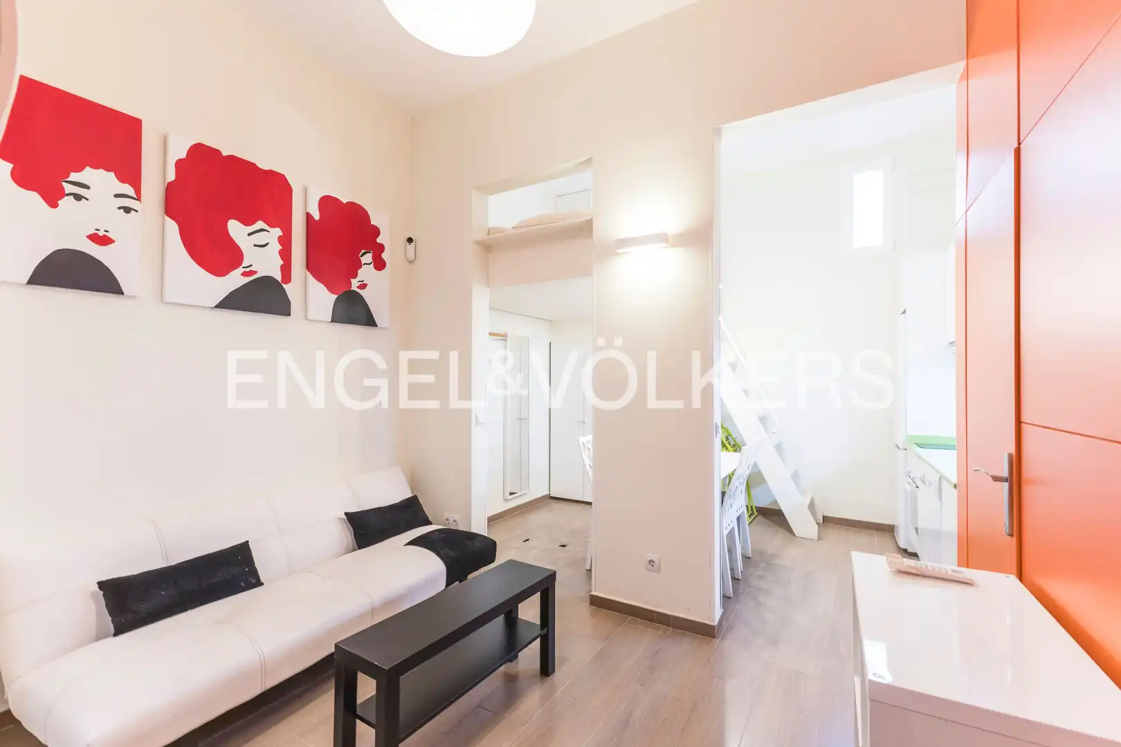 Sala de estar de Piso de alquiler en  Madrid Capital con Calefacción