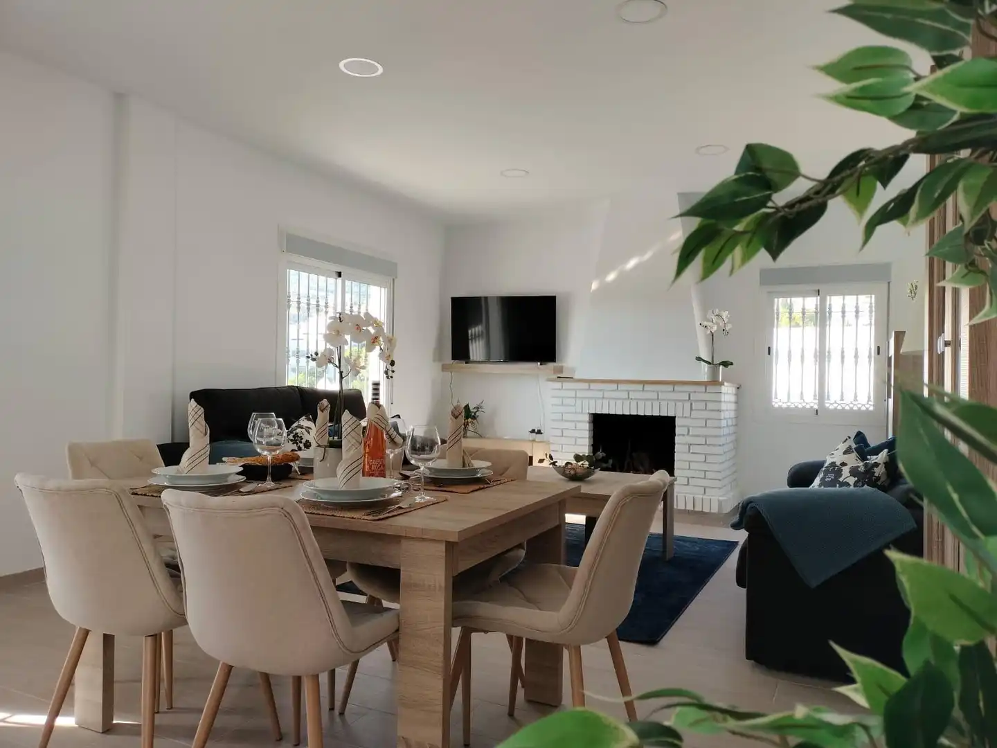 Comedor de Casa o chalet en venta en Benalmádena con Aire acondicionado, Calefacción y Jardín privado