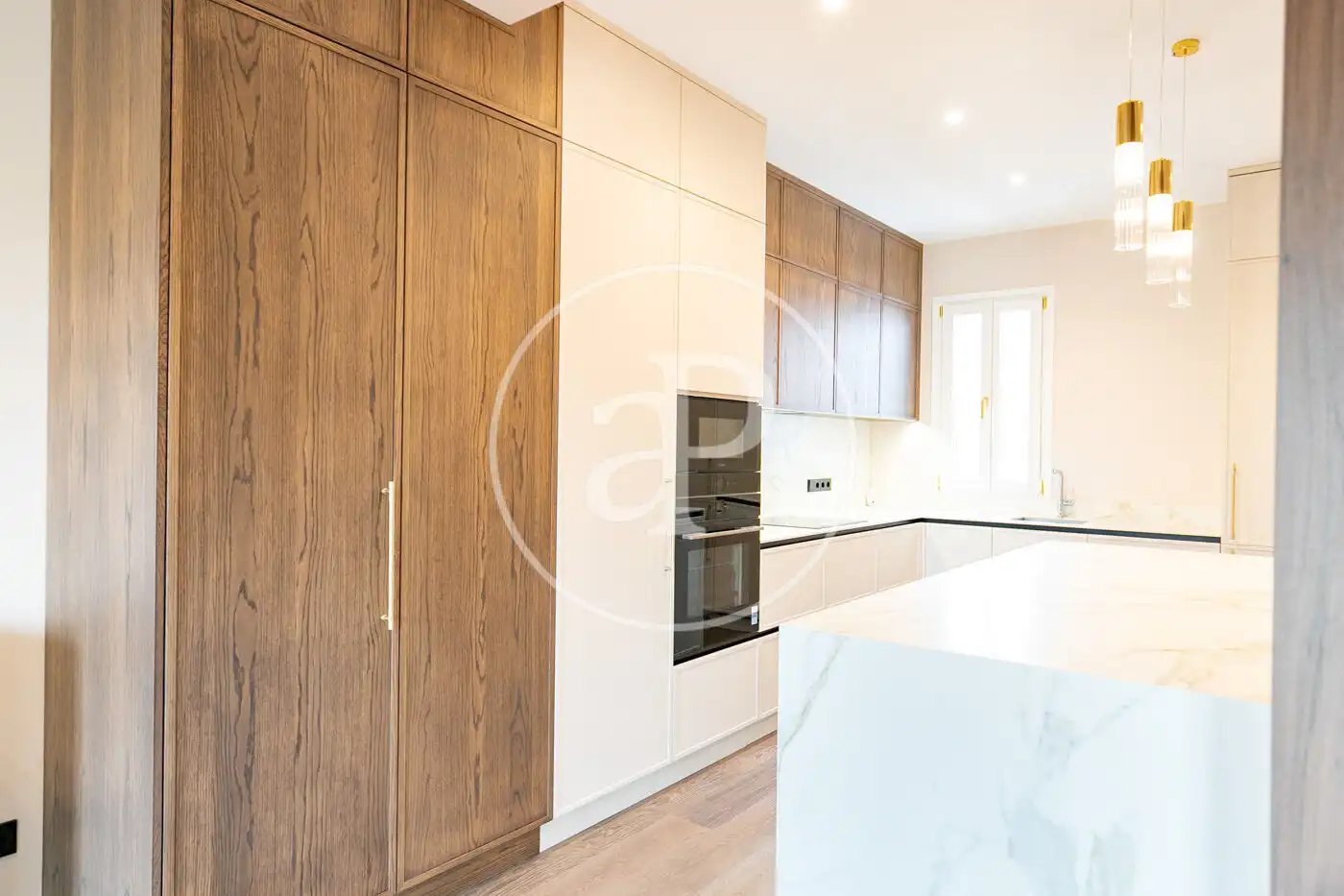 Kitchen of Flat for sale in Barcelona  with Air Conditioner, Heating and Balcony