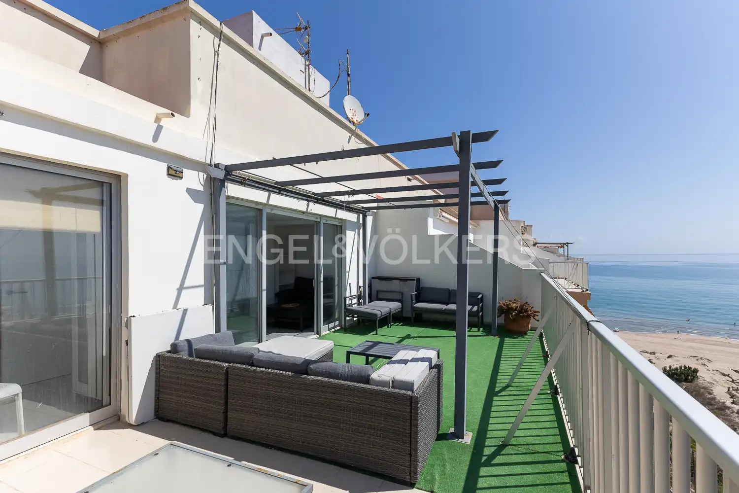 Terrassa de Àtic de lloguer en Valencia amb Calefacció, Jardí privat i Balcó
