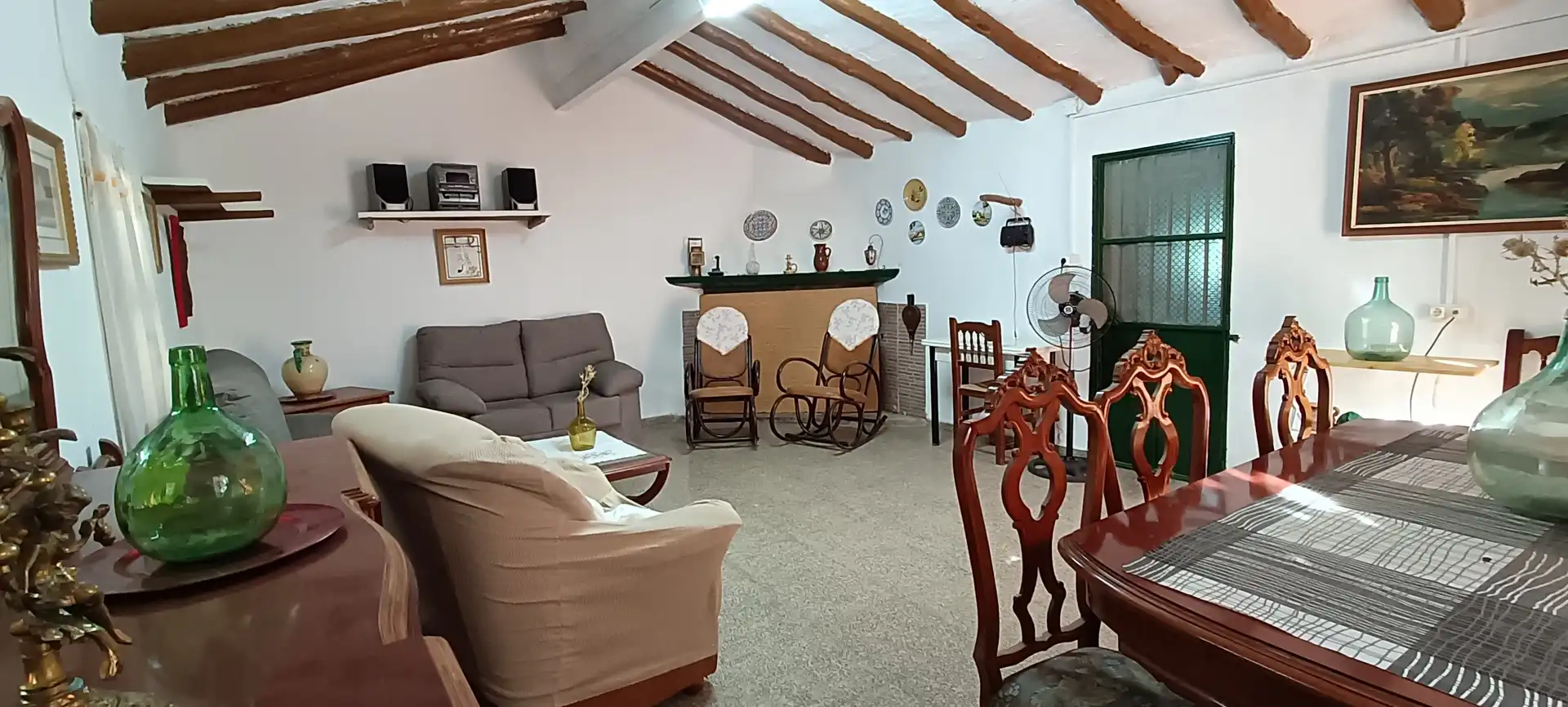 Sala d'estar de Casa o xalet en venda en Almansa amb Jardí privat