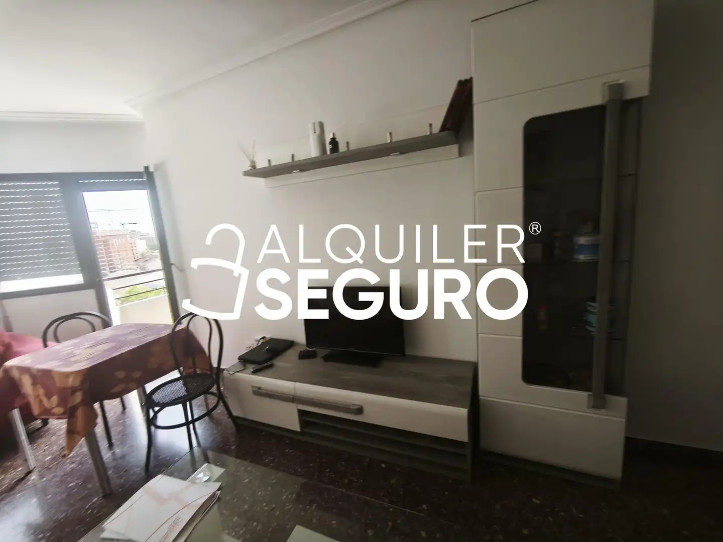 Sala de estar de Piso de alquiler en Zaragoza con Calefacción, Terraza y Trastero
