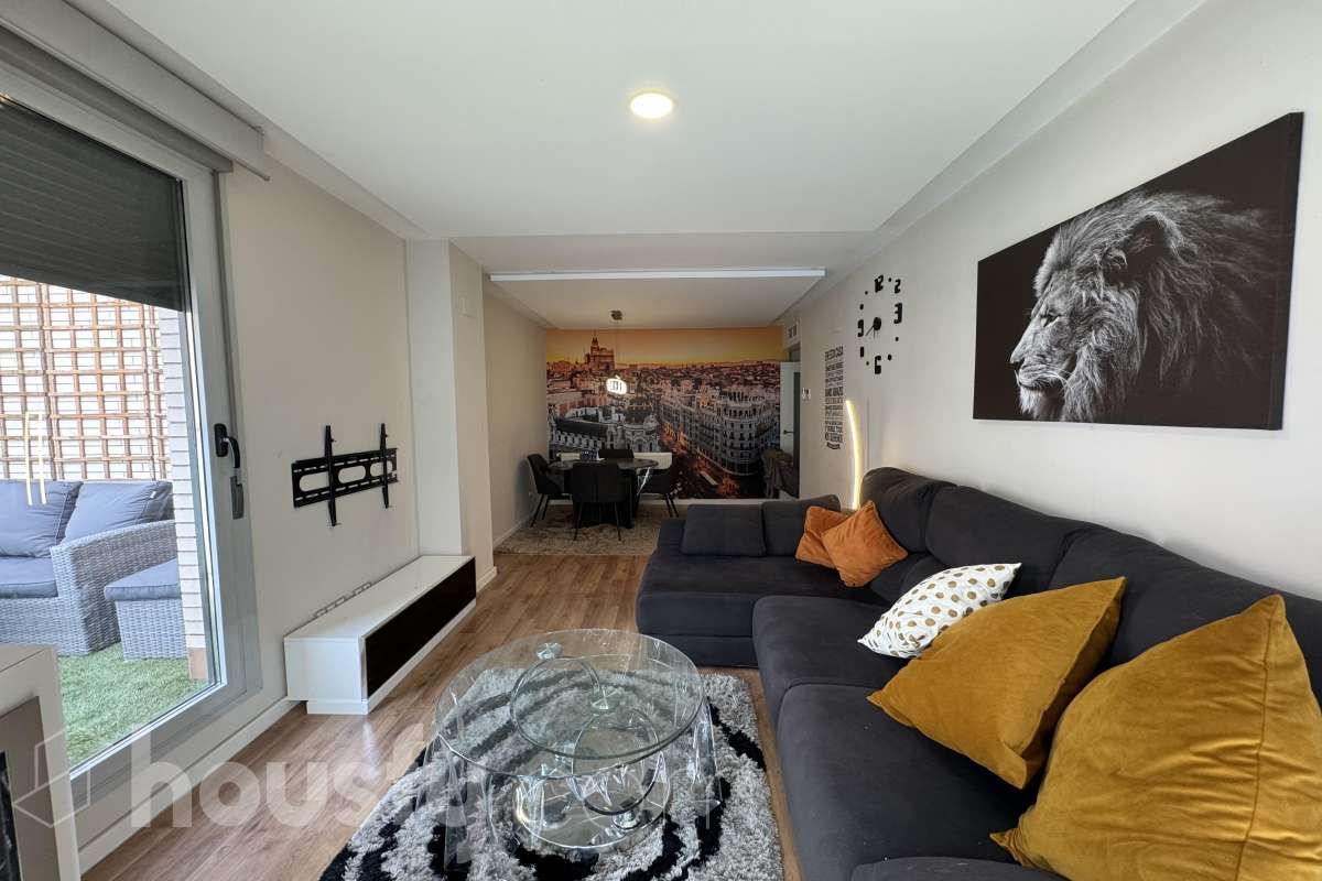 Sala d'estar de Pis de lloguer en  Madrid Capital amb Aire condicionat, Calefacció i Terrassa