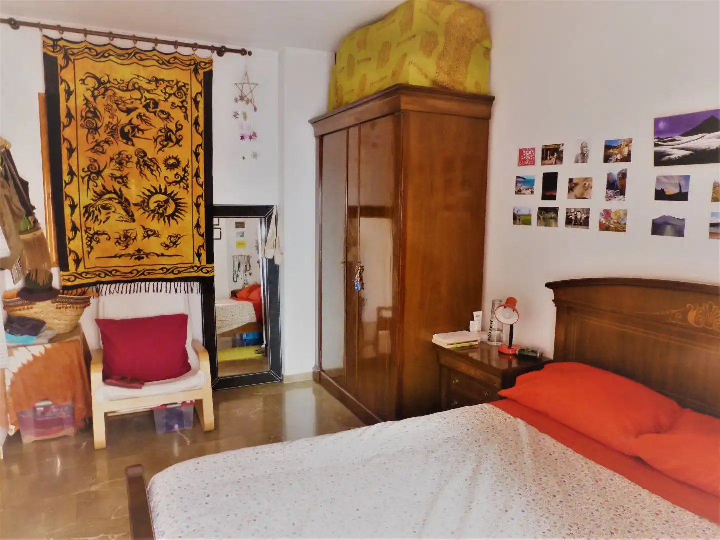 Bedroom of Flat for rent in Centro