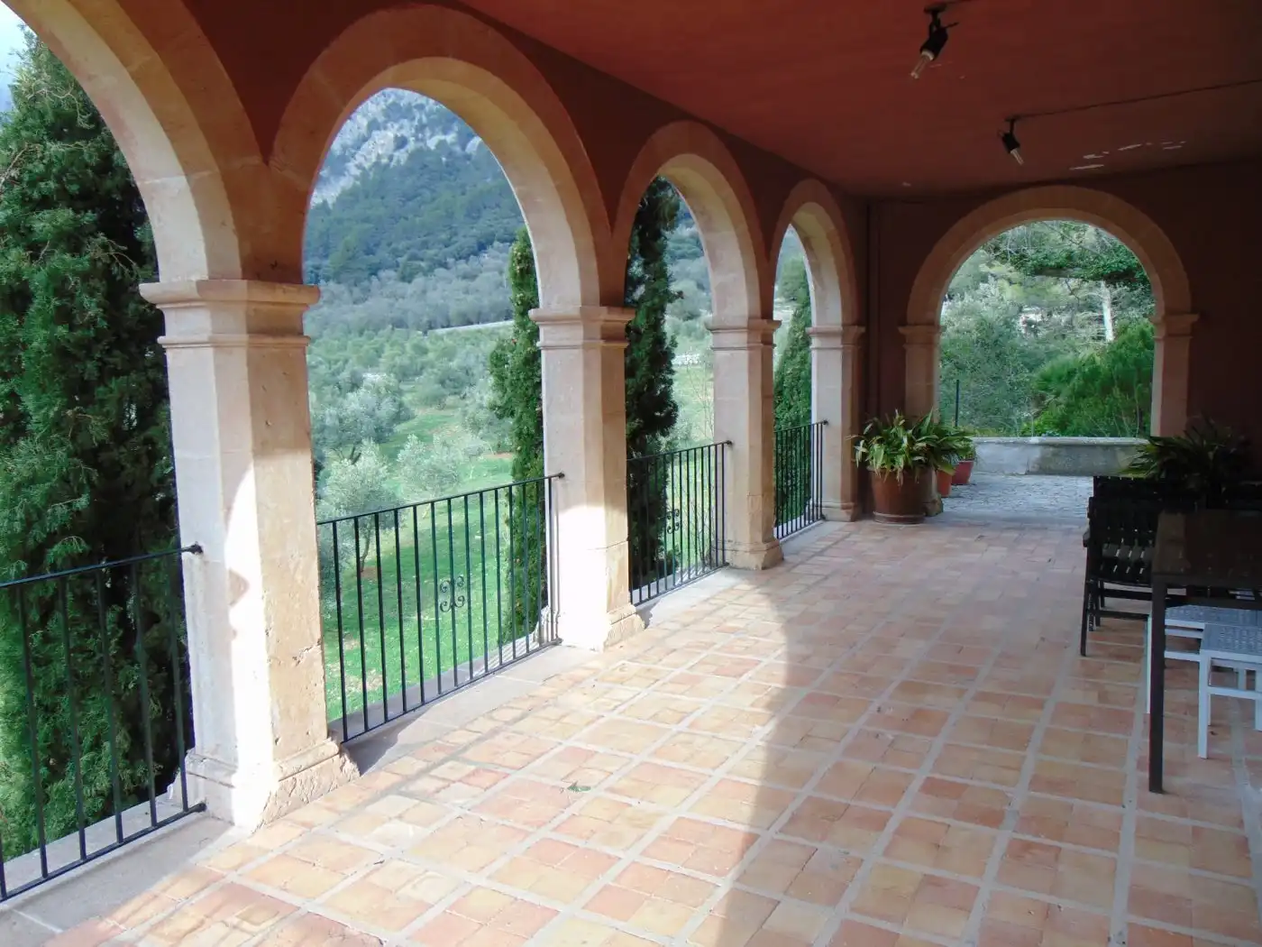 Terrace of Country homes for sale in Bunyola  with Private garden, Terrace and Storage room