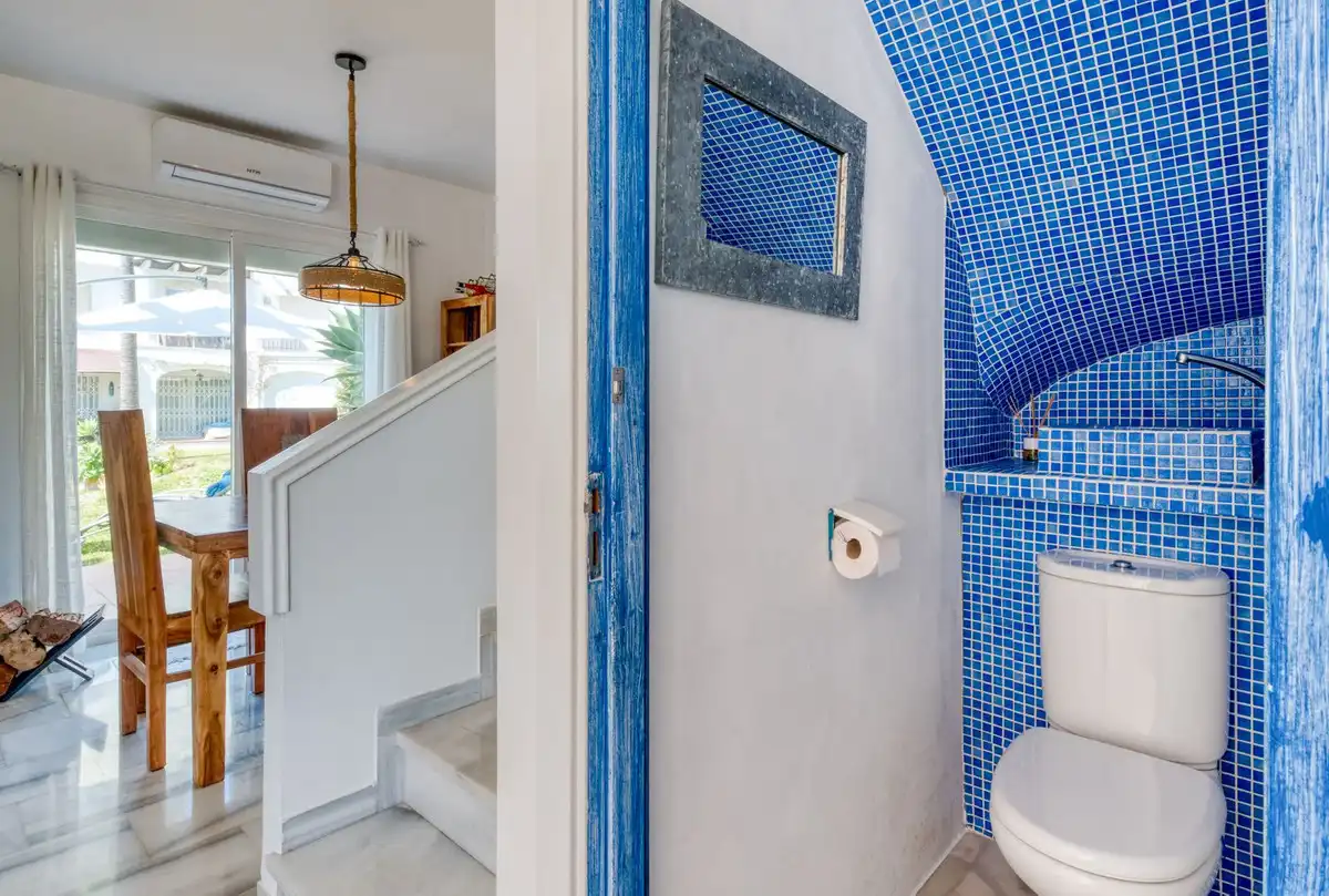 Bathroom of Detached homes for sale in Manilva  with Air Conditioner, Terrace and Community pool
