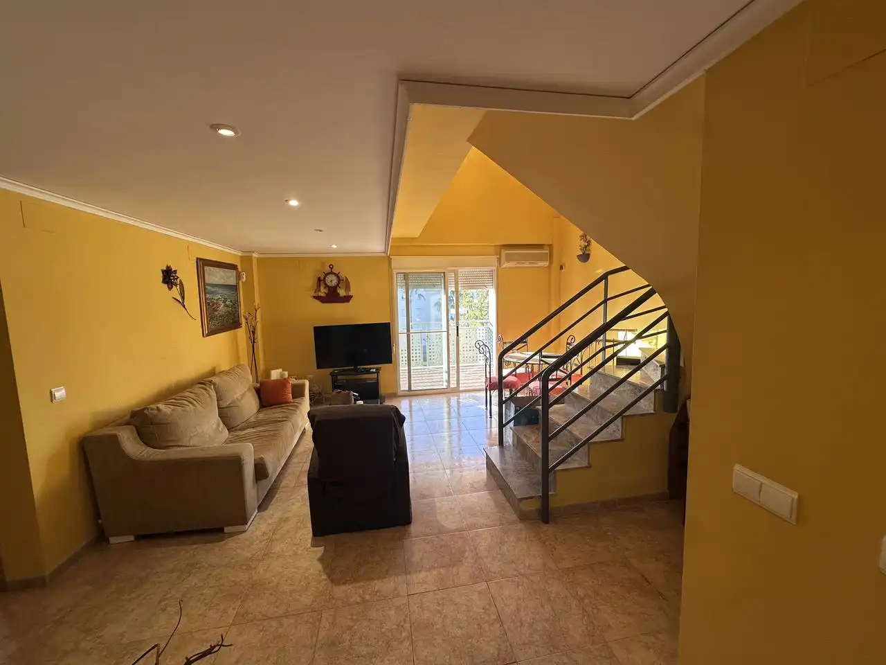 Sala de estar de Ático de alquiler en Canet d'En Berenguer