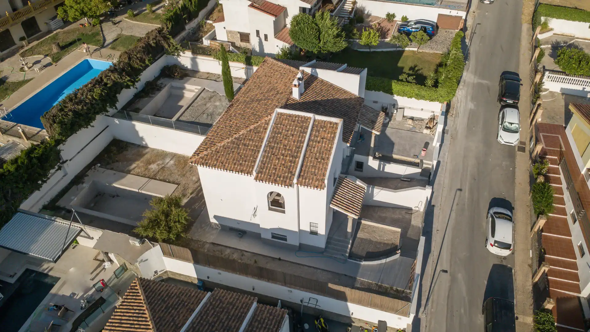 Vista exterior de Casa o xalet en venda en Padul amb Jardí privat, Piscina i Balcó