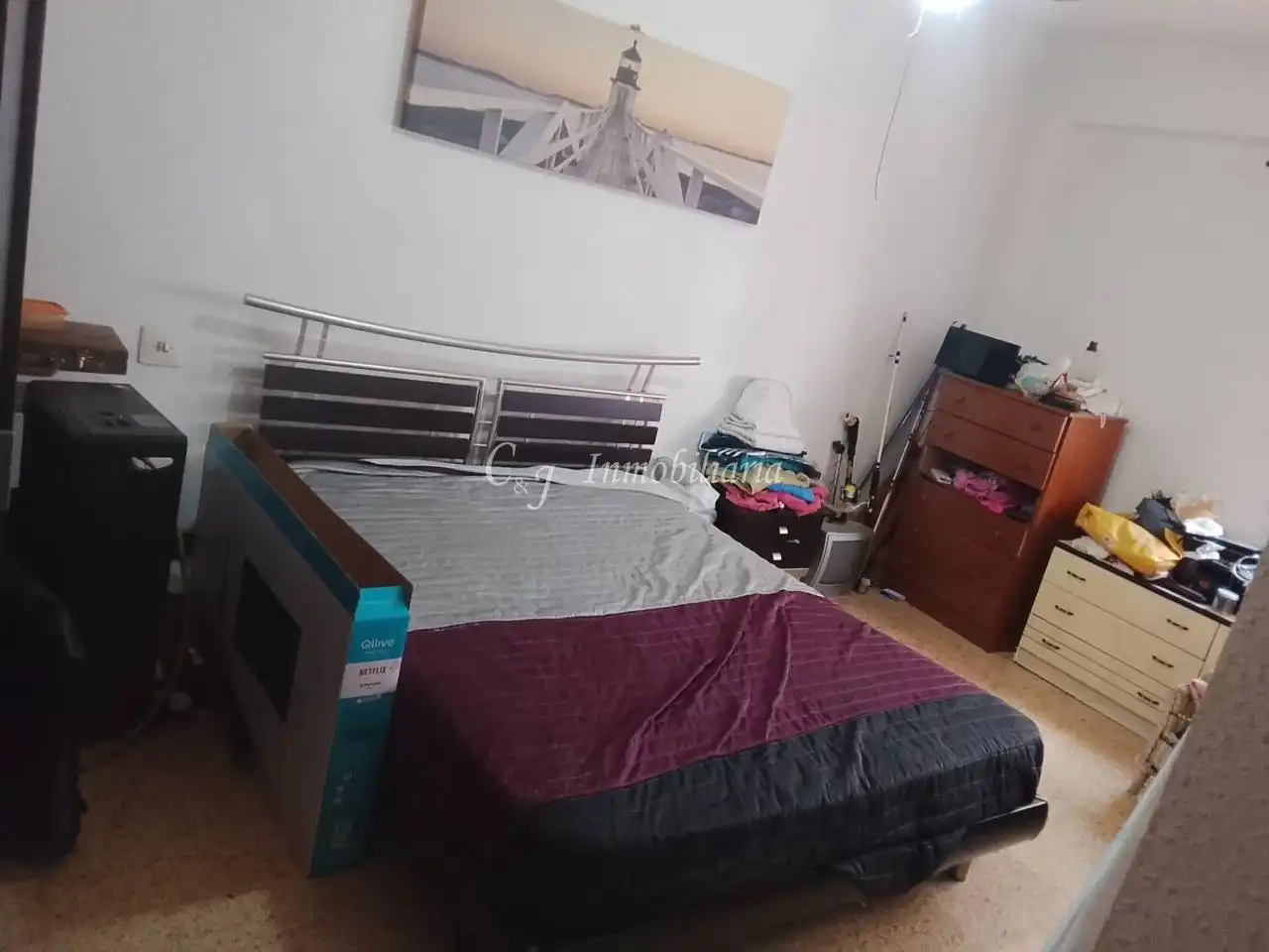 Schlafzimmer von Wohnung zum Verkauf in Canet d'En Berenguer mit Klimaanlage und Balkon