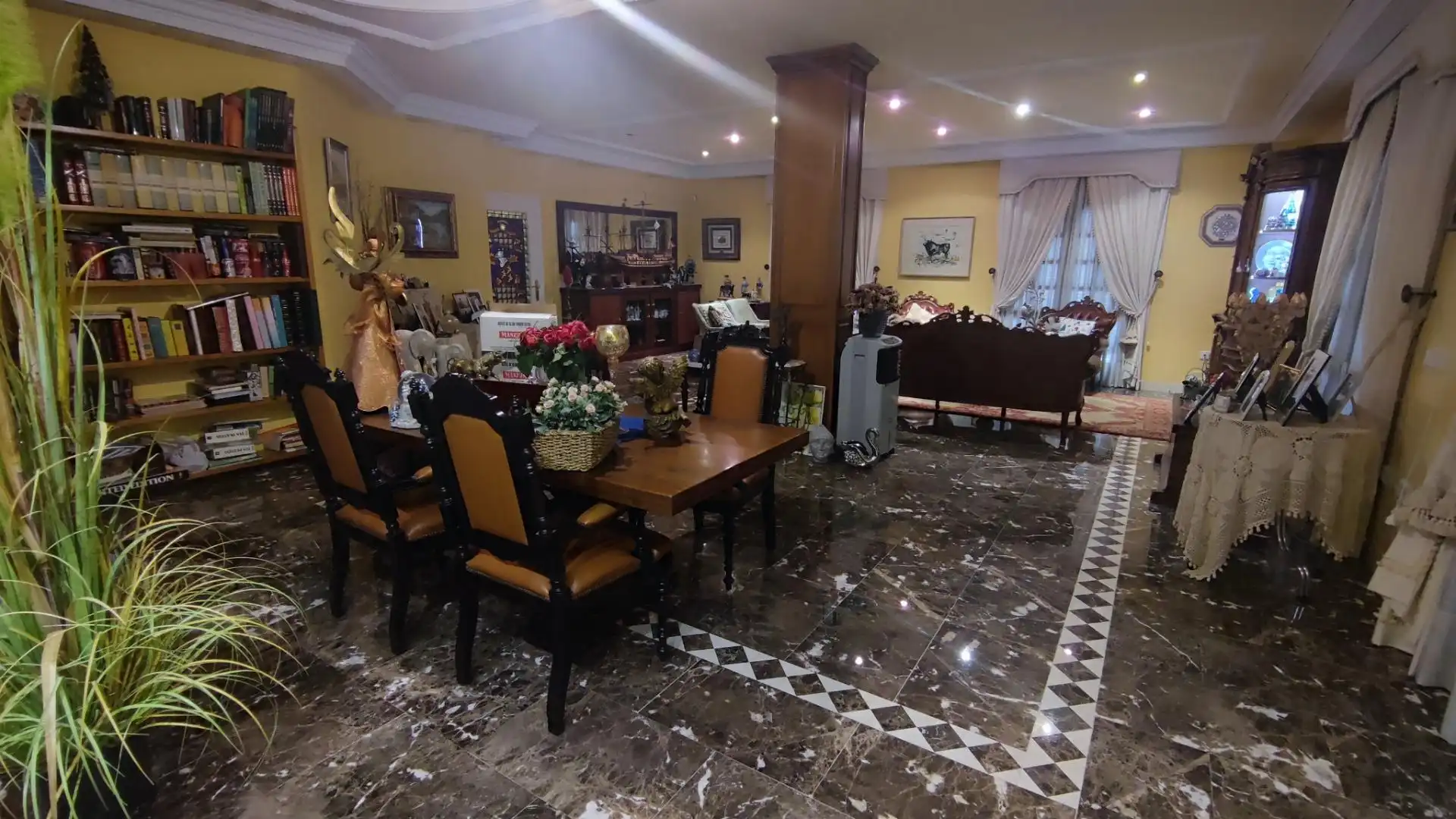 Dining room of Houses for sale in San Vicente del Raspeig / Sant Vicent del Raspeig  with Air Conditioner, Heating and Private garden
