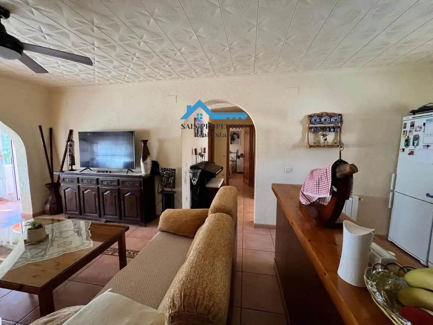 Sala de estar de Casa o chalet en venta en La Nucia con Aire acondicionado, Calefacción y Jardín privado