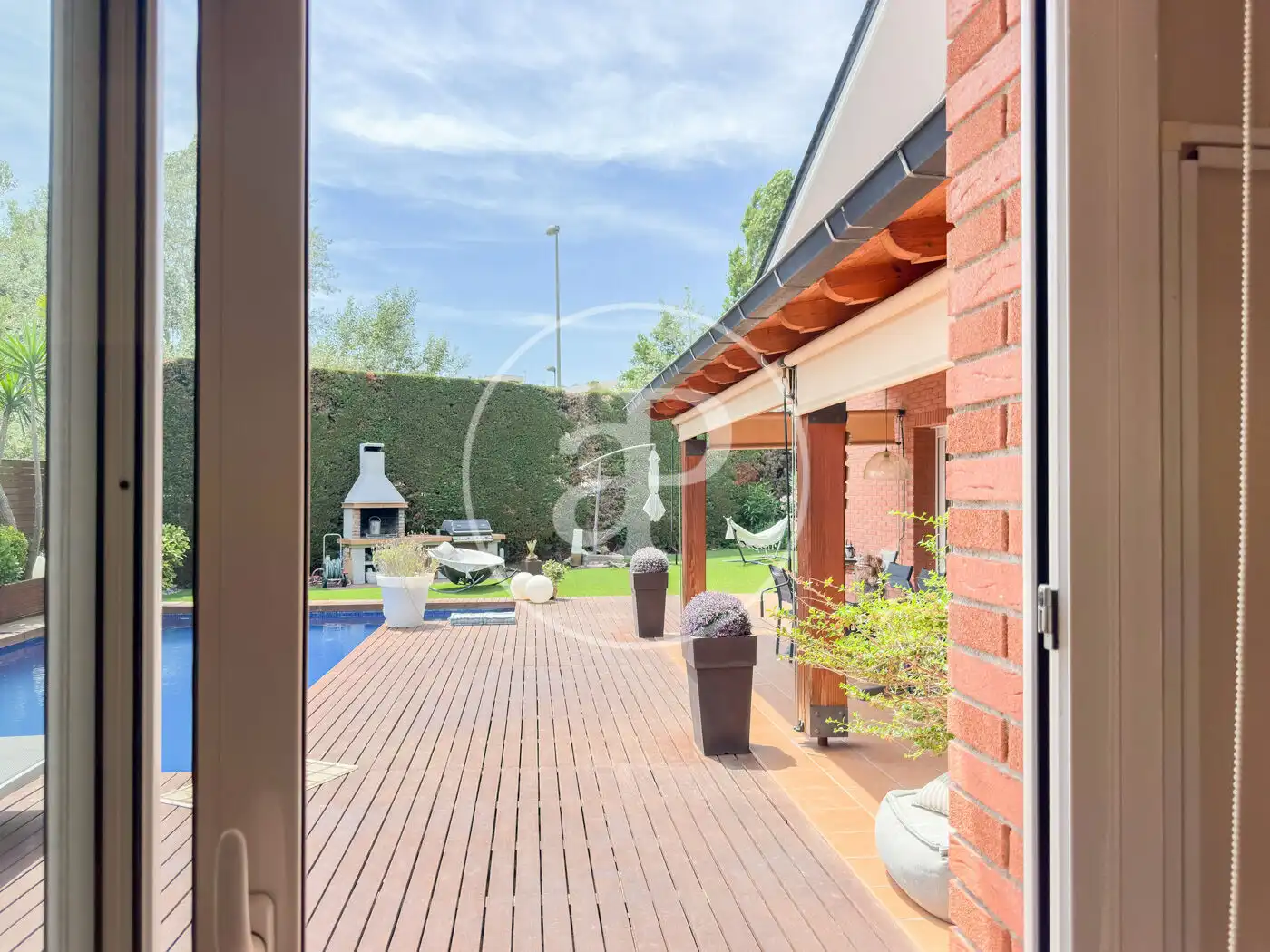 Terrassa de Casa o xalet en venda en Sant Quirze del Vallès amb Aire condicionat, Calefacció i Jardí privat