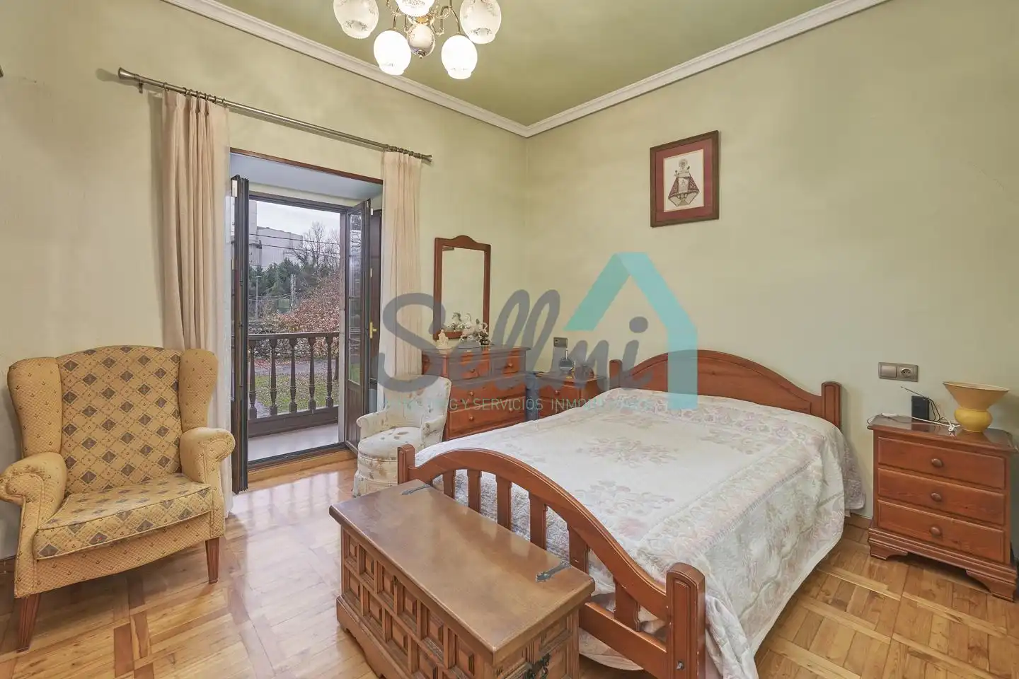 Bedroom of Houses for sale in Ribera de Arriba  with Heating, Private garden and Terrace