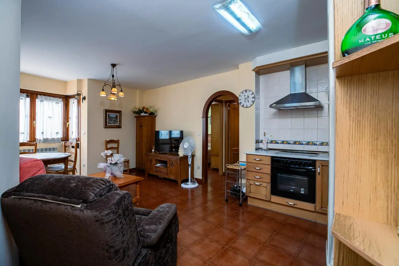 Living room of Flat for sale in Biescas  with Heating and Furnished