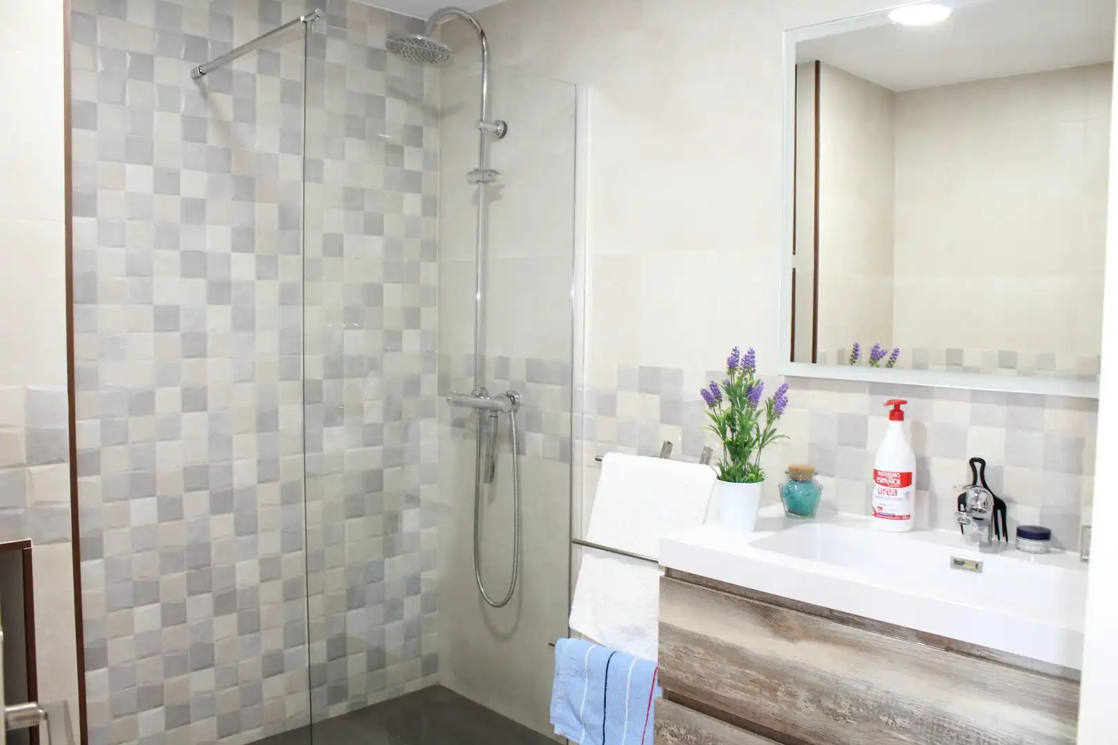 Baño de Apartamento en venta en Roquetas de Mar con Jardín privado, Trastero y Amueblado