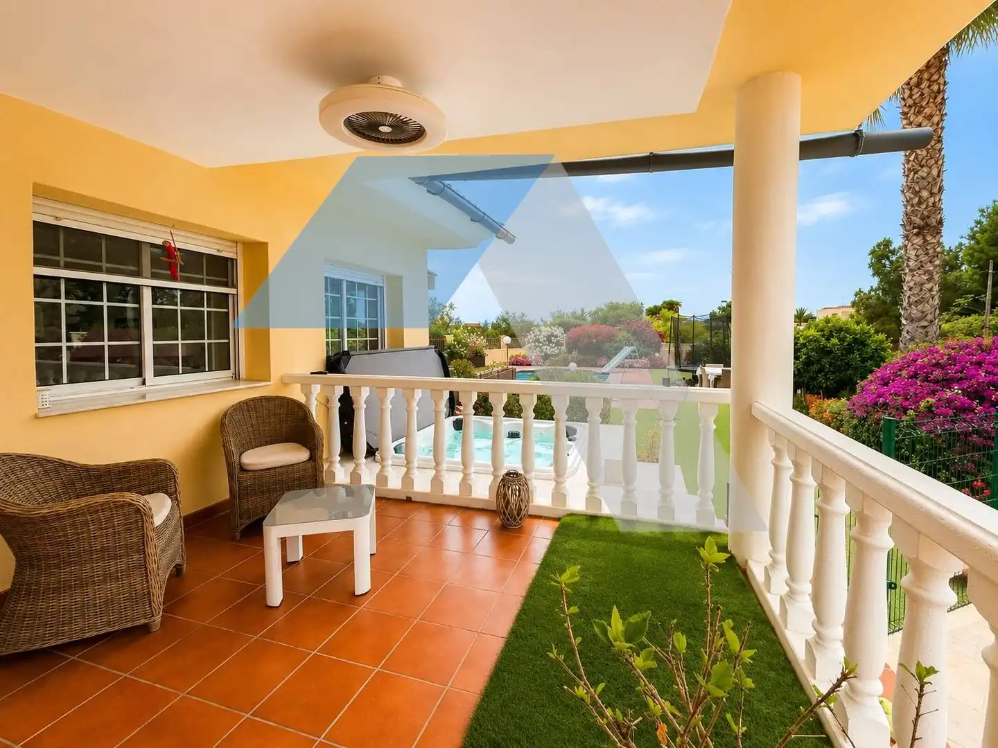 Terrace of Houses for sale in San Vicente del Raspeig / Sant Vicent del Raspeig  with Air Conditioner, Heating and Private garden