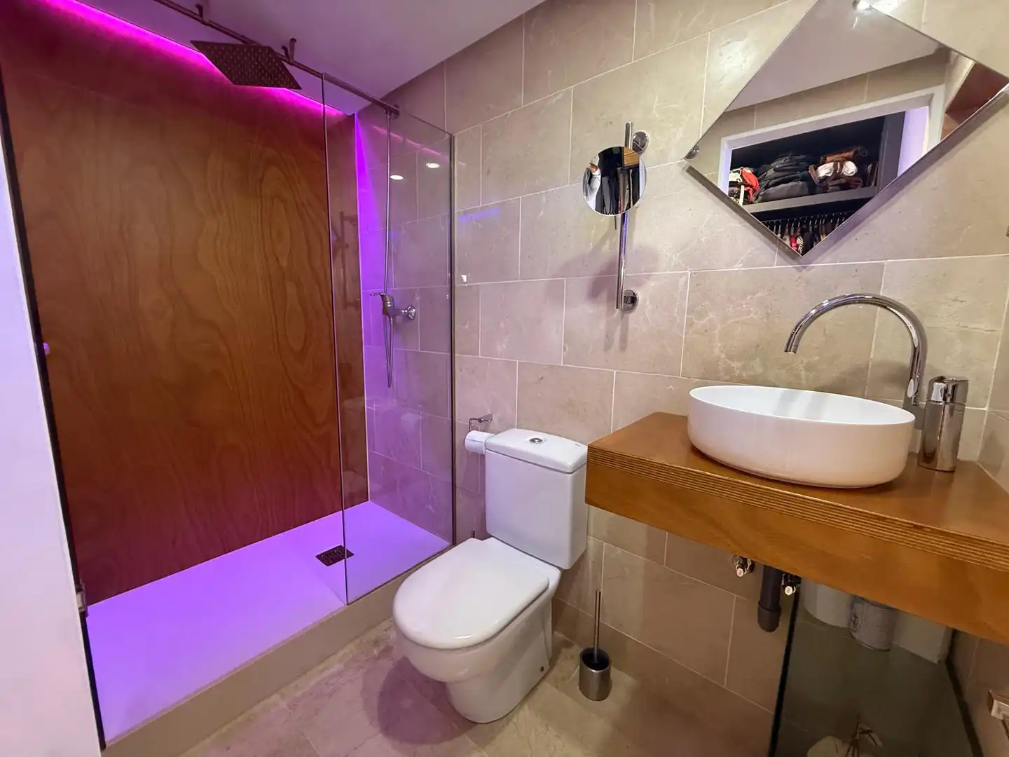 Bany de Apartament en venda en Dénia amb Aire condicionat, Calefacció i Jardí privat
