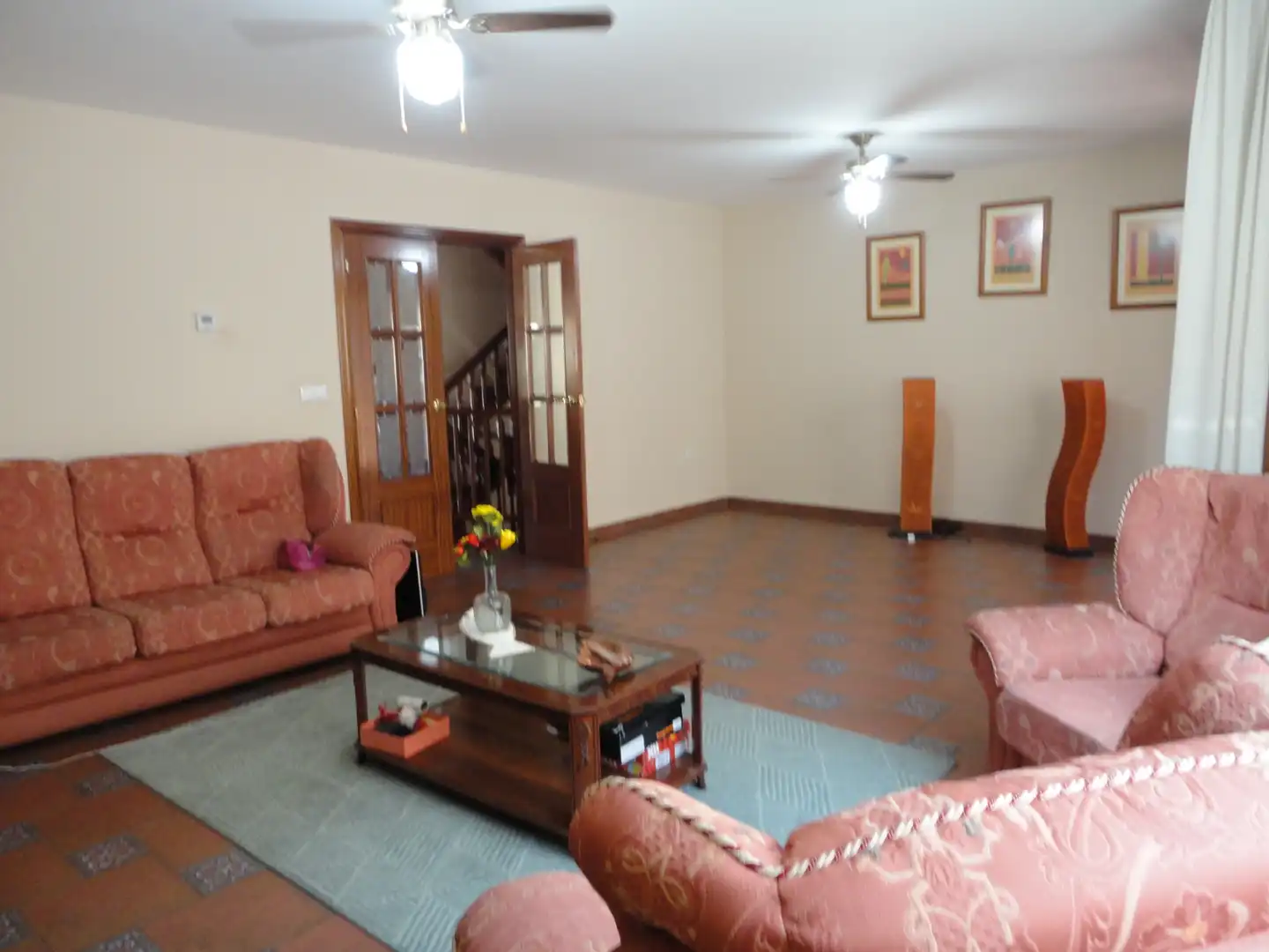 Sala de estar de Casa adosada en venta en Arroyo de la Encomienda con Calefacción, Jardín privado y Parquet