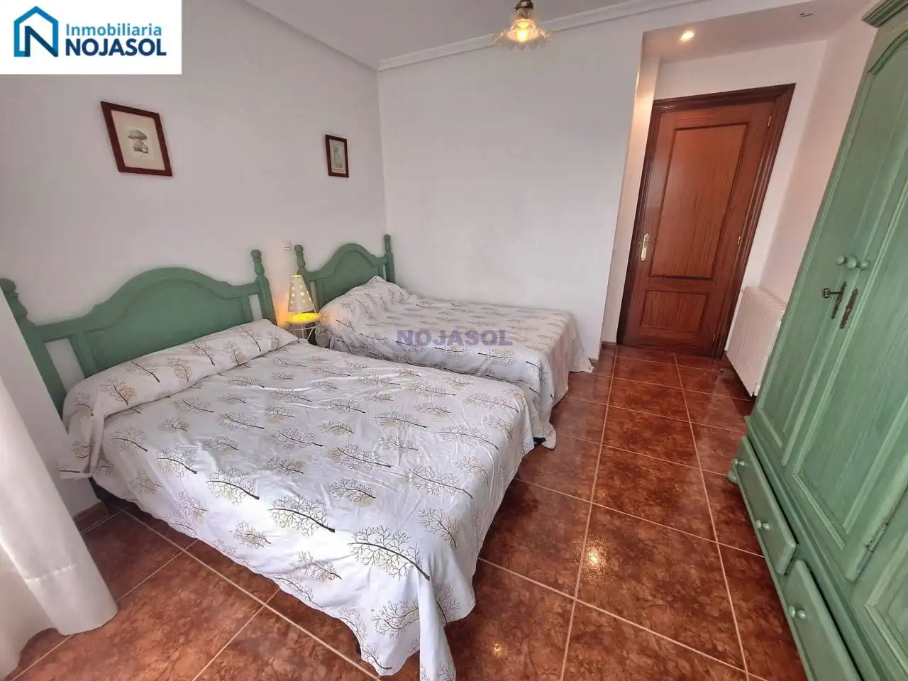 Schlafzimmer von Wohnung zur Miete in Noja mit Heizung, Privatgarten und Terrasse