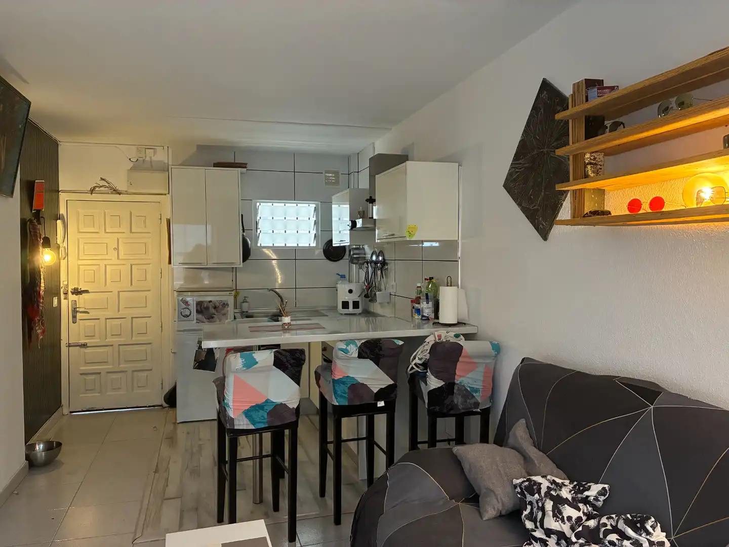 Cocina de Apartamento en venta en Puerto de la Cruz con Amueblado y Balcón