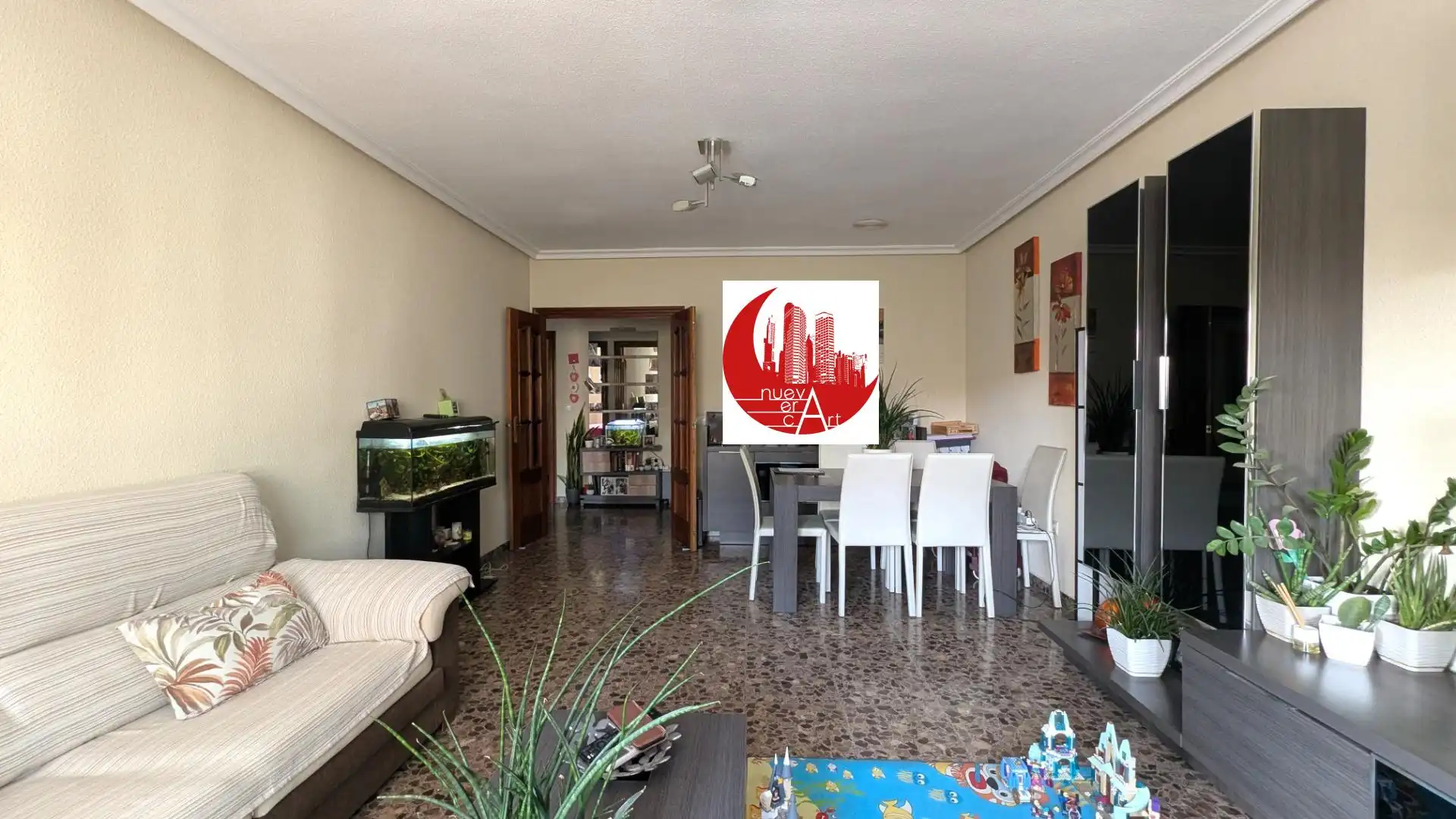 Sala de estar de Piso en venta en Cartagena con Aire acondicionado y Balcón