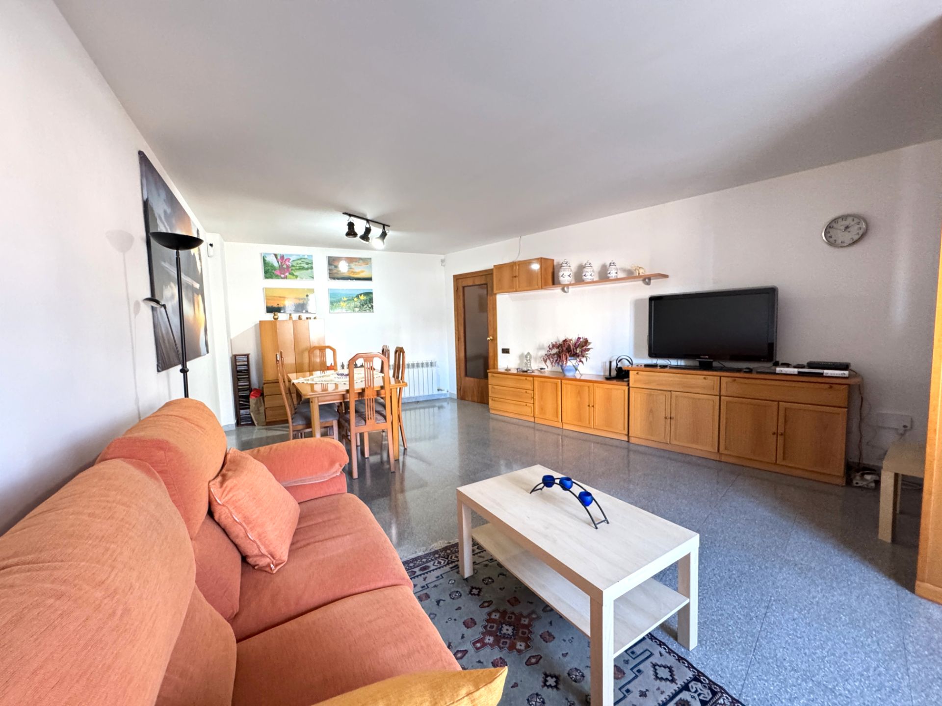 Sala d'estar de Pis en venda en Terrassa amb Aire condicionat, Calefacció i Moblat