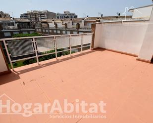 Terrace of Single-family semi-detached for sale in Burriana / Borriana  with Private garden, Terrace and Alarm