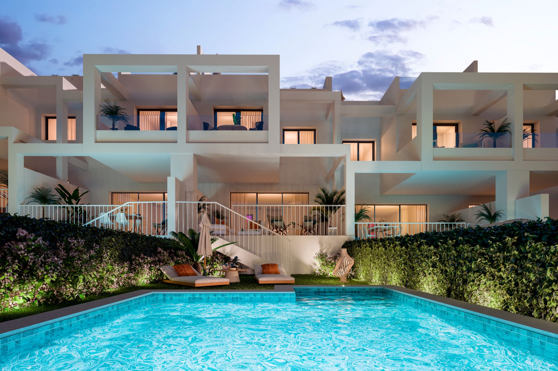 Swimming pool of House or chalet for sale in Sotogrande  with Air Conditioner, Heating and Private garden