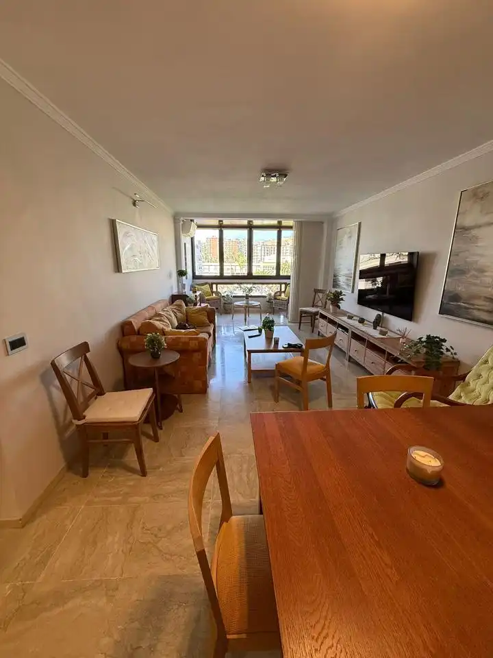 Living room of Flat for rent in Santa Cruz de Tenerife  with Air Conditioner, Furnished and Balcony
