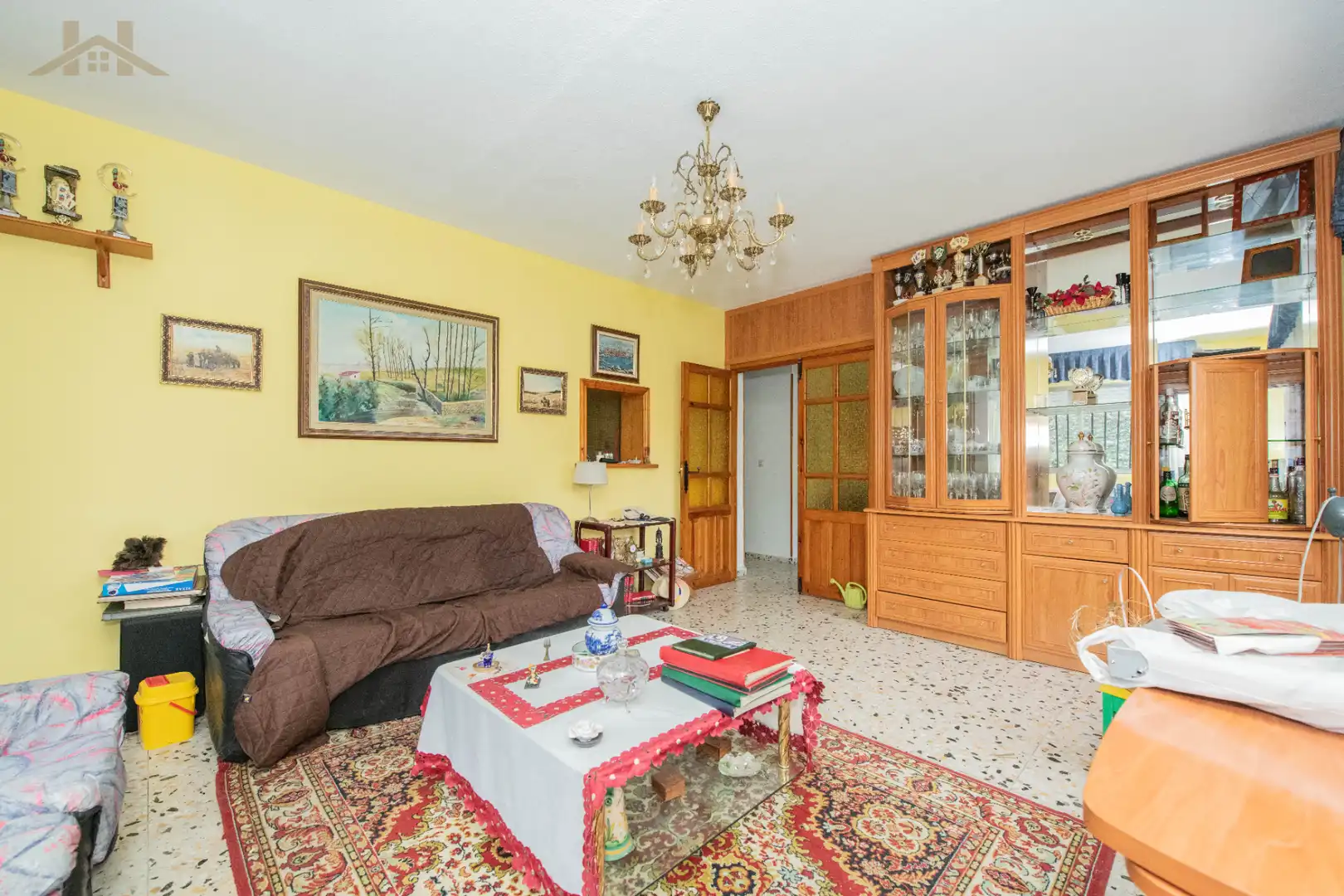 Sala d'estar de Casa o xalet en venda en Villanueva de la Cañada amb Calefacció, Jardí privat i Piscina