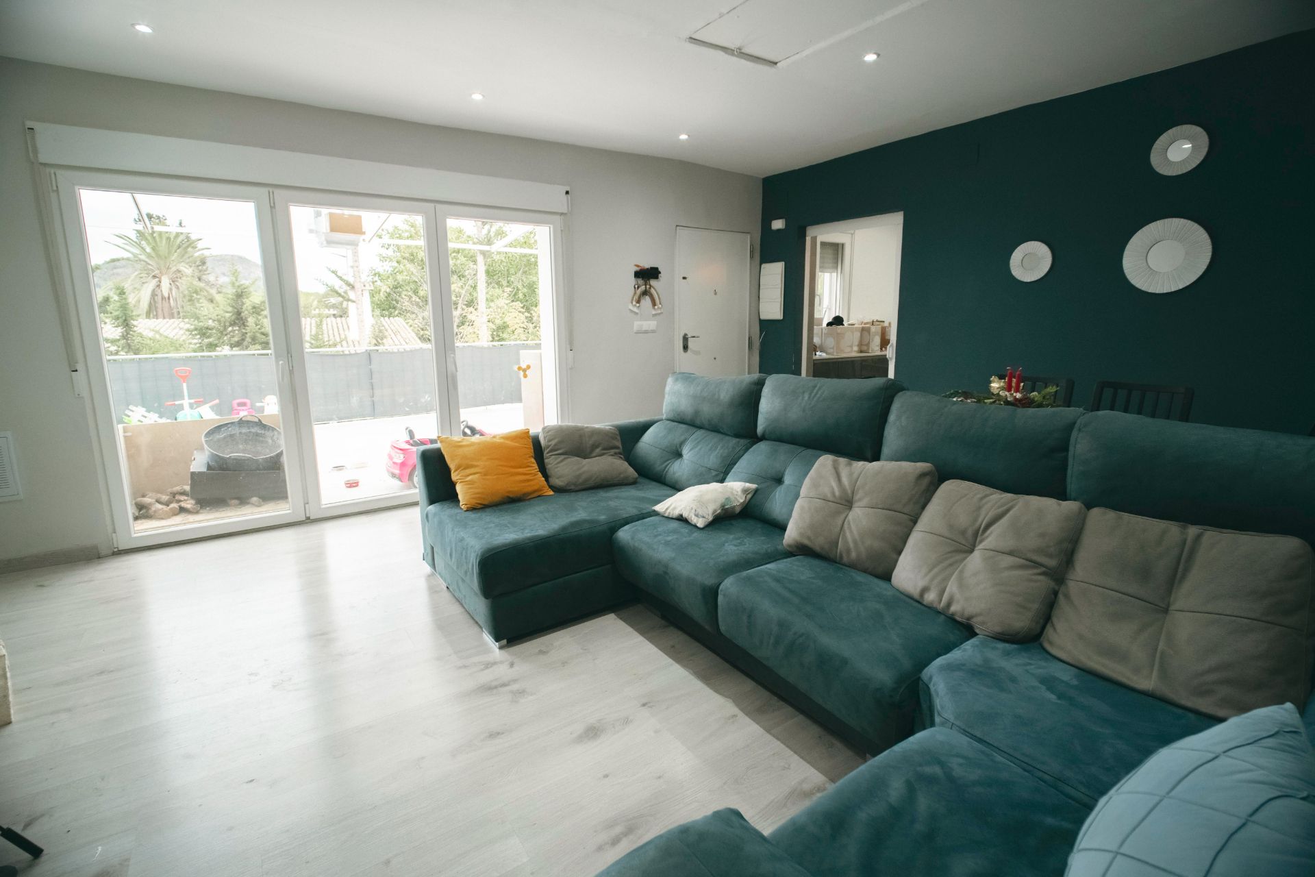 Sala d'estar de Casa o xalet en venda en Cartagena amb Aire condicionat, Jardí privat i Terrassa