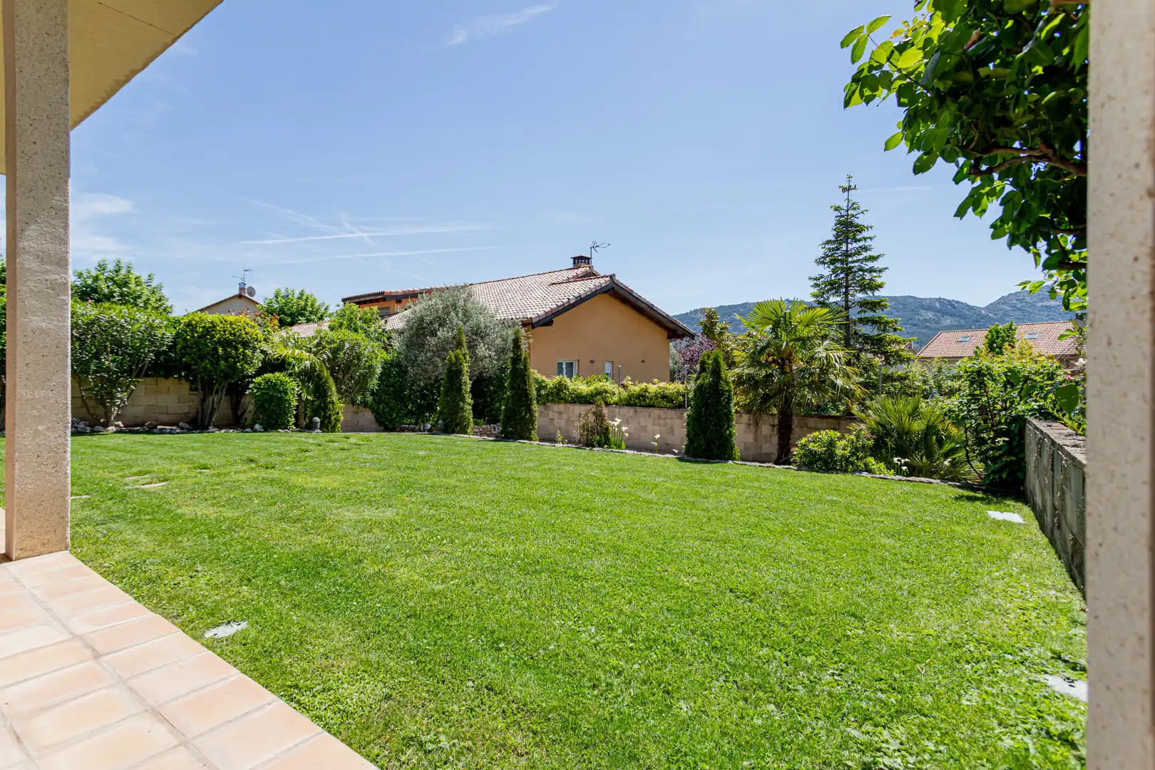 Garden of Detached homes for sale in Moralzarzal  with Heating, Furnished and Oven