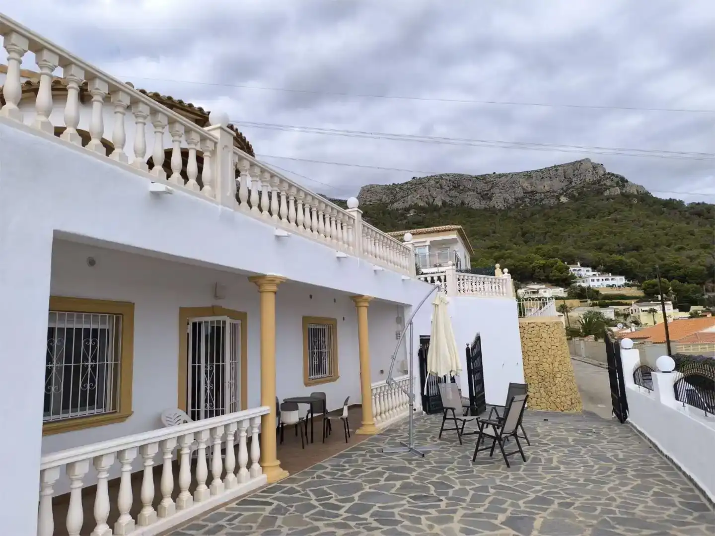 Exterior view of Flat for sale in Calpe / Calp  with Air Conditioner, Private garden and Swimming Pool