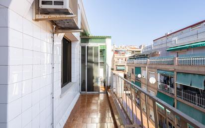 Balcony of Attic for sale in Badalona  with Air Conditioner and Terrace