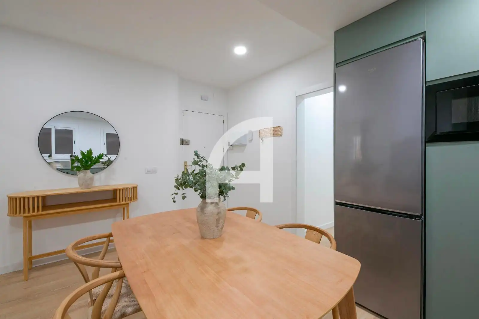 Esszimmer von Wohnung zum Verkauf in Barcelona mit Klimaanlage, Heizung und Parkett