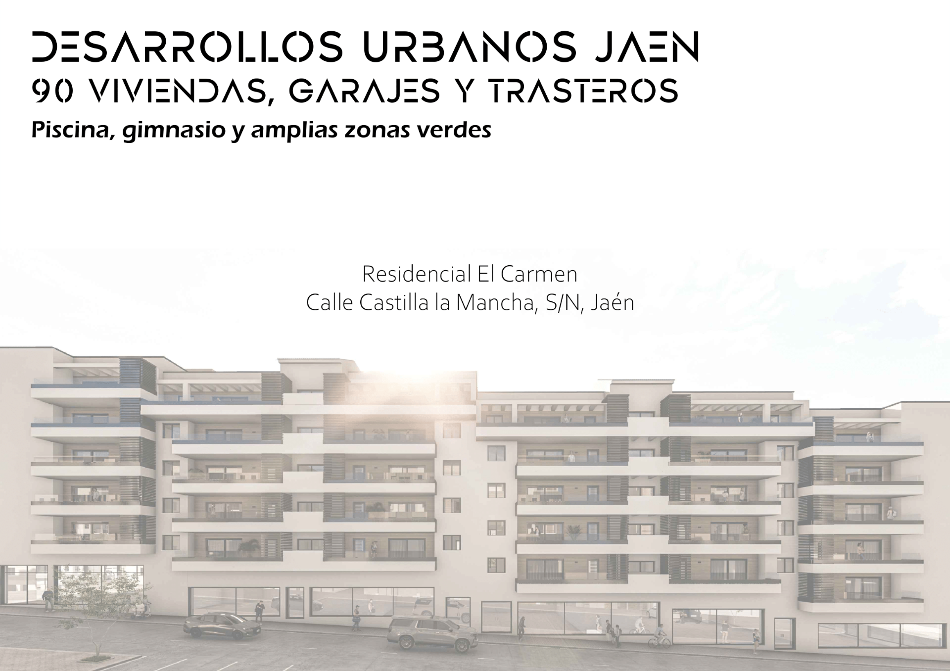 Vista exterior de Pis en venda en  Jaén Capital amb Aire condicionat i Calefacció