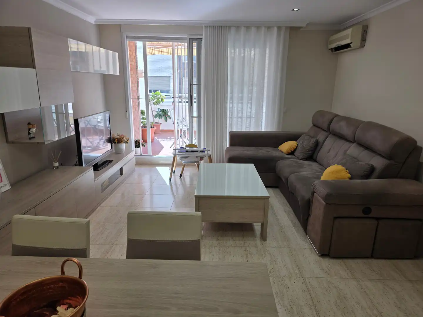 Sala de estar de Piso en venta en Almazora / Almassora con Aire acondicionado, Terraza y Trastero