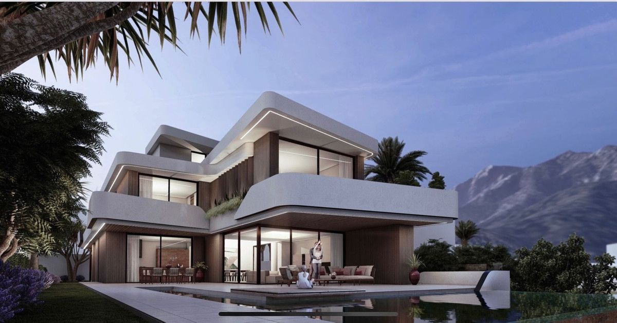 Exterior view of Houses for sale in Marbella  with Air Conditioner, Private garden and Terrace
