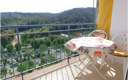 Balcony of Flat for sale in Santa Susanna