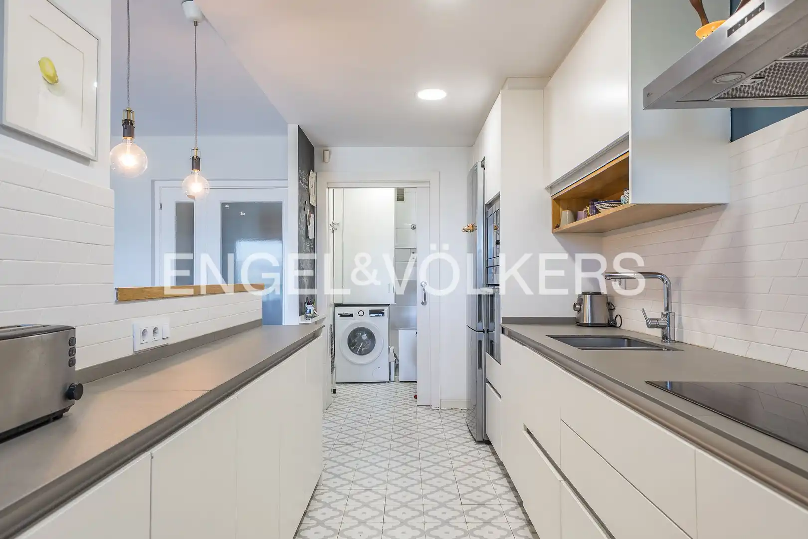 Cocina de Ático en venta en Sant Joan Despí con Aire acondicionado, Calefacción y Parquet