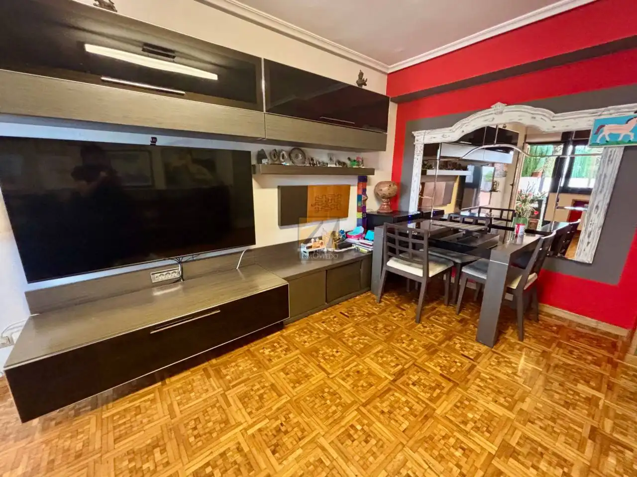 Cocina de Piso en venta en Oviedo  con Calefacción, Parquet y Terraza