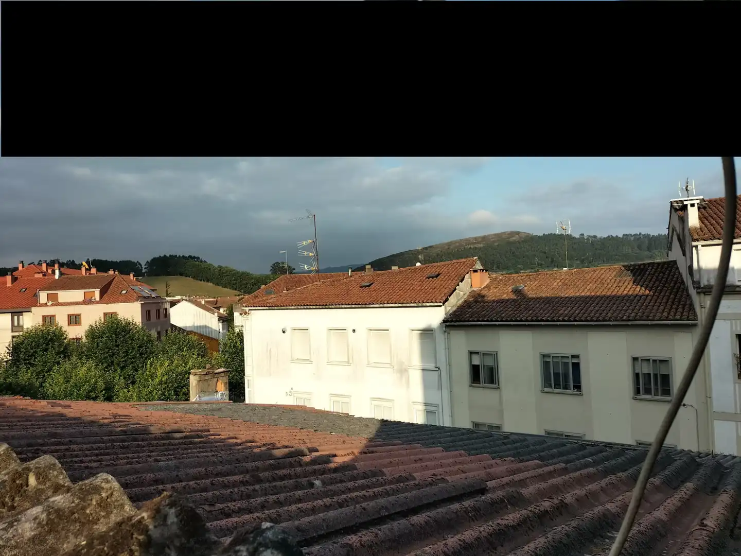 Vista exterior de Ático en venta en Santiago de Compostela  con Terraza y Balcón