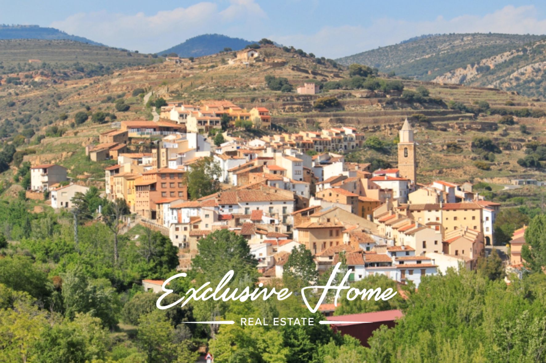 Exterior view of House or chalet for sale in Cortes de Arenoso  with Storage room, Furnished and Balcony