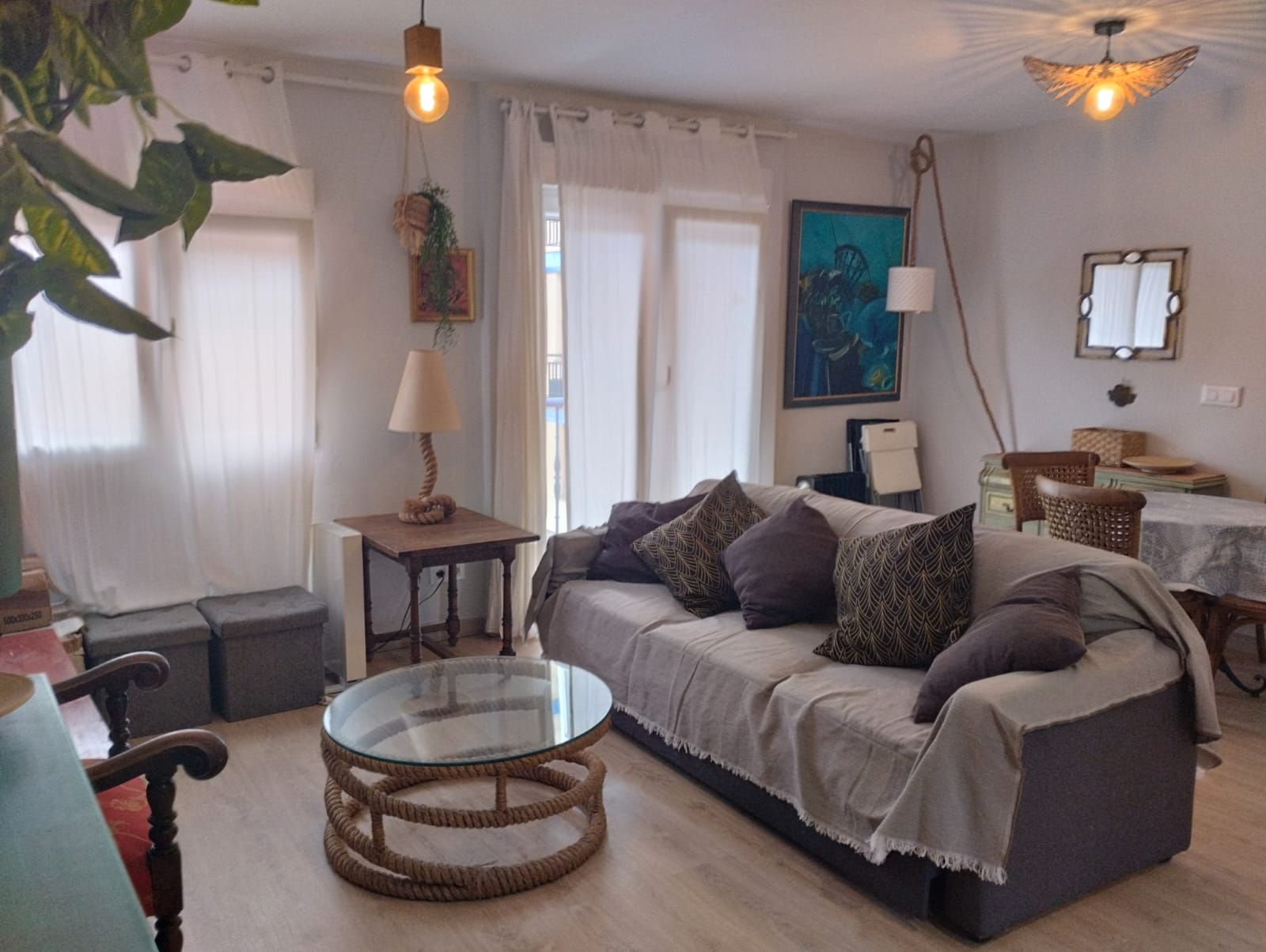 Living room of Flat for sale in Ampuero  with Heating, Furnished and Oven