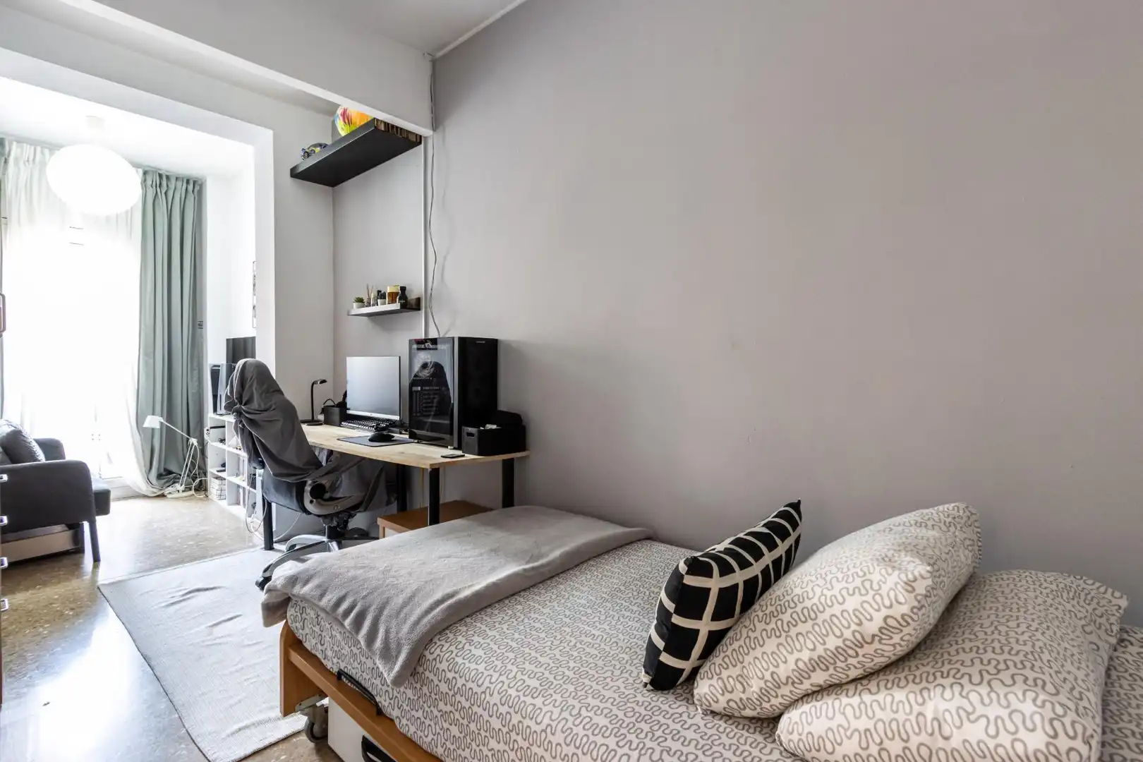 Bedroom of Flat for sale in Sabadell  with Heating, Storage room and Balcony