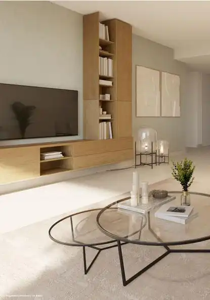 Sala d'estar de Apartament en venda en Estepona amb Aire condicionat, Calefacció i Jardí privat
