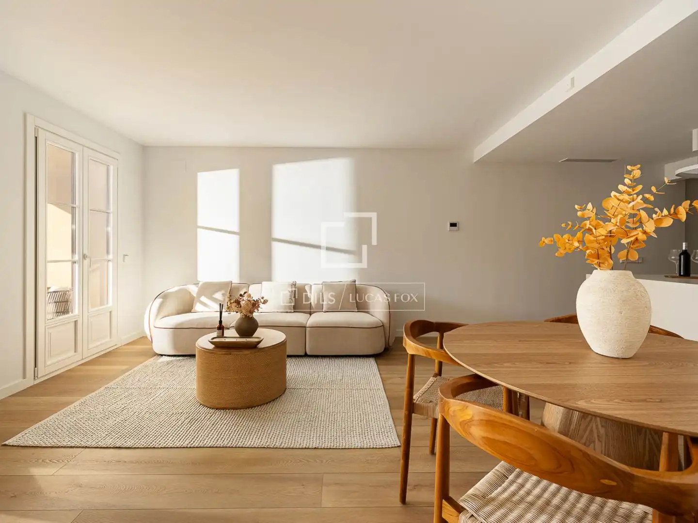 Living room of Flat for sale in Barcelona  with Air Conditioner, Terrace and Swimming Pool