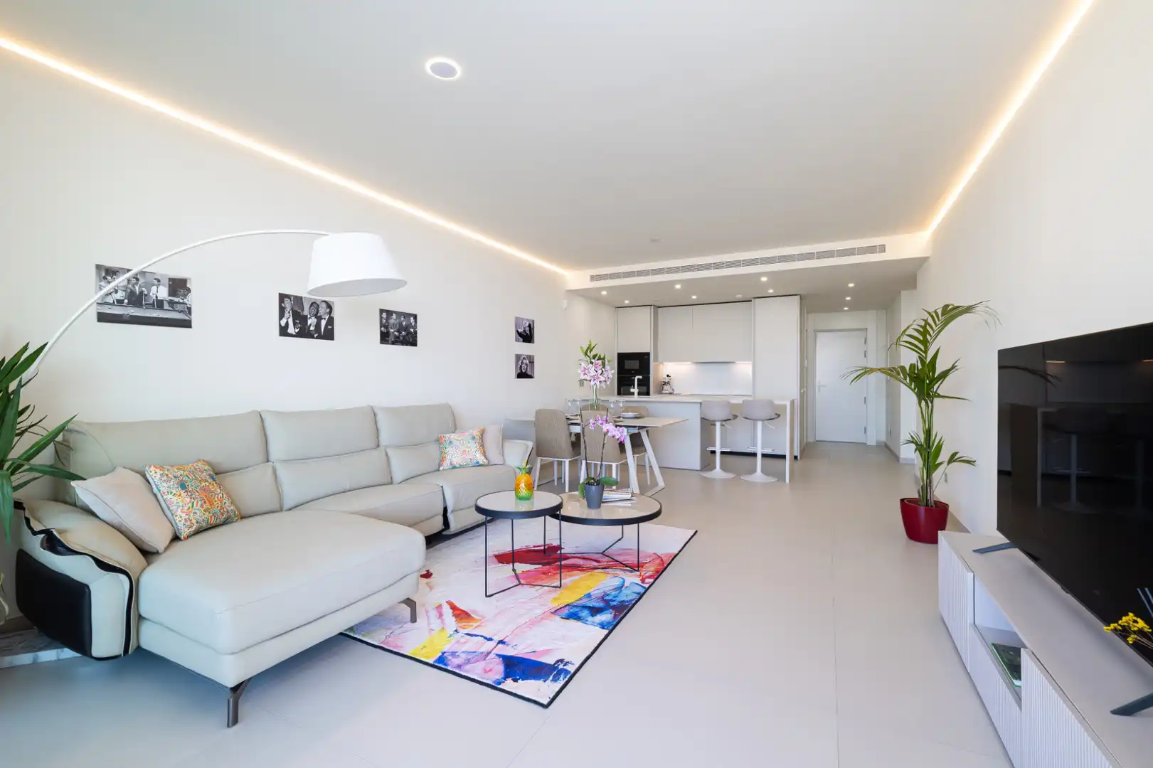 Living room of Flat for rent in Fuengirola  with Air Conditioner, Heating and Private garden