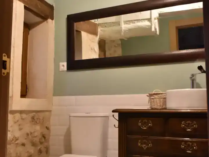 Badezimmer von Wohnung zur Miete in Puebla de Pedraza, Segovia